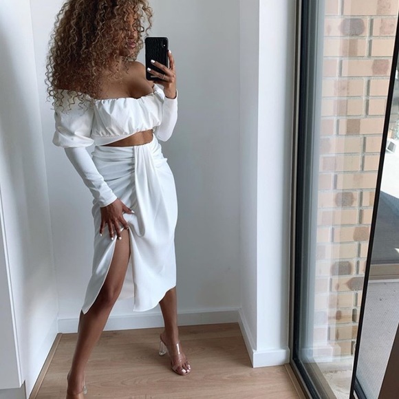 LAST ONE!🔥 ZARA White Knotted Pareo Skirt - Picture 10 of 14